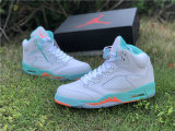 Authentic Air Jordan 5 GS “Light Aqua”