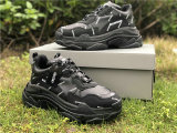 Balenciaga Triple-S NUBUC BLACK