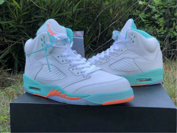 Authentic Air Jordan 5 GS “Light Aqua”