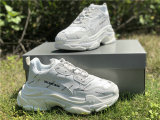 Balenciaga Triple-S NUBUC WHITE