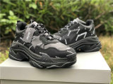 Balenciaga Triple-S NUBUC BLACK