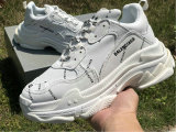 Balenciaga Triple-S NUBUC WHITE