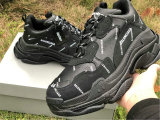 Balenciaga Triple-S NUBUC BLACK