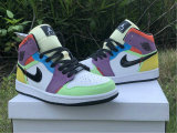 Authentic Air Jordan 1 Mid “Multicolor” GS