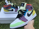 Authentic Air Jordan 1 Mid “Multicolor” GS