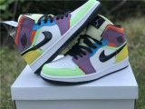 Authentic Air Jordan 1 Mid “Multicolor” GS