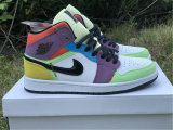 Authentic Air Jordan 1 Mid “Multicolor” GS