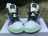 Authentic Air Jordan 1 Mid “Multicolor” GS