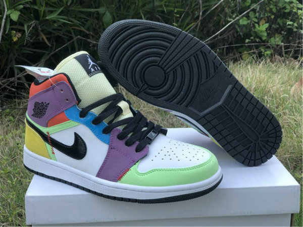 Authentic Air Jordan 1 Mid “Multicolor”