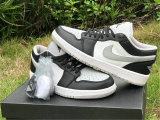 Authentic Air Jordan 1 Low “Light Smoke Grey” GS