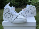 Authentic Air Jordan 1 MID White/Black