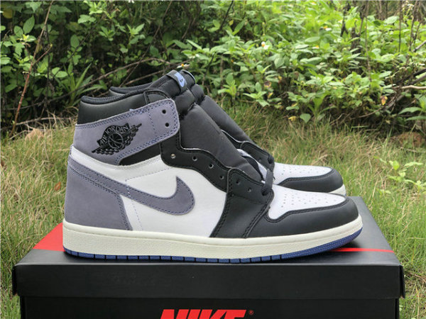 Authentic Air Jordan 1 High OG Summit White/Blue-Black