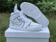 Authentic Air Jordan 1 MID White/Black GS