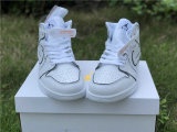 Authentic Air Jordan 1 MID White/Black GS