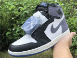 Authentic Air Jordan 1 High OG Summit White/Blue-Black