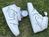 Authentic Air Jordan 1 MID White/Black GS