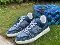 LV SNEAKERS PELLE S.GOMMA BLUE