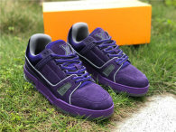 LV SNEAKERS PELLE S.GOMMA PURPLE