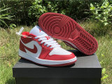 Authentic Air Jordan 1 Low White/Red GS