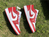 Authentic Air Jordan 1 Low White/Red GS