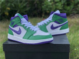 Authentic Air Jordan 1 Mid “Incredible Hulk” GS