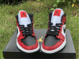 Authentic Air Jordan 1 Mid “Chicago Black Toe” GS