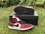Authentic Air Jordan 1 Mid “Chicago Black Toe” GS
