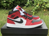 Authentic Air Jordan 1 Mid “Chicago Black Toe” GS