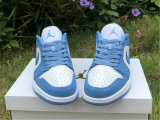 Authentic Air Jordan 1 Low White/University Blue