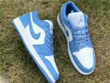Authentic Air Jordan 1 Low White/University Blue