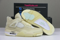 Authentic Off-White x Air Jordan 4 “Sail”