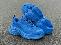 Balenciaga Triple-S NUBUC Royal/Black