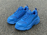 Balenciaga Triple-S NUBUC Royal/Black