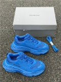 Balenciaga Triple-S NUBUC Royal/Black