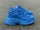 Balenciaga Triple-S NUBUC Royal/Black