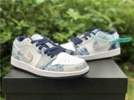 Authentic Air Jordan 1 Low “Washed Denim”