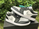 Authentic Air Jordan 1 Low “Light Smoke Grey”