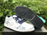 Authentic Air Jordan 1 Low “Washed Denim” GS