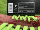 Authentic Nike Dunk Low 1-Piece Laser Varsity Red Chartreuse GS