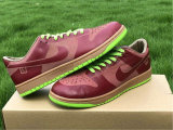 Authentic Nike Dunk Low 1-Piece Laser Varsity Red Chartreuse GS