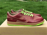 Authentic Nike Dunk Low 1-Piece Laser Varsity Red Chartreuse GS