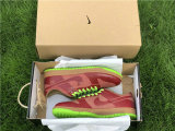 Authentic Nike Dunk Low 1-Piece Laser Varsity Red Chartreuse GS