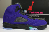 Authentic Air Jordan 5 “Alternate Grape”