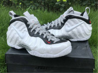 Authentic Nike Air Foamposite Pro White/Black-University Red