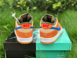 Authentic Nike SB Dunk Low Dusty Peach/Blue GS