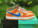 Authentic Nike SB Dunk Low Dusty Peach/Blue GS