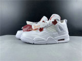 Perfect Air Jordan 4 White/Red