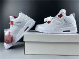 Perfect Air Jordan 4 White/Red