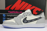 Authentic Dior x Ai Jordan 1 Low  (Final Version)