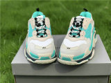 Balenciaga Triple-S NUBUC MINT GREEN